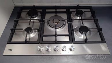 piano cottura a gas Beko