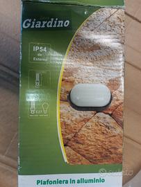 Plafoniera Esterno Giardino IP54