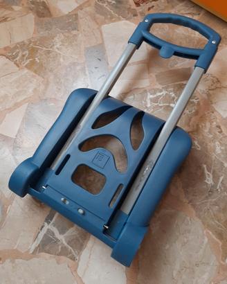 Trolley per zaino blu