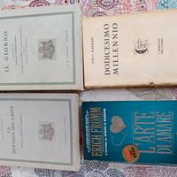 libri  vintage scolastici e narrativa