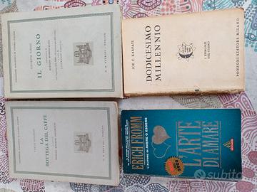 libri  vintage scolastici e narrativa