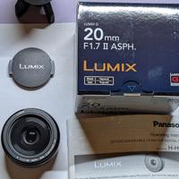 Panasonic Lumix G 20mm F/1.7 II ASPH - H-H020AE-K