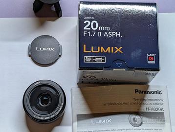 Panasonic Lumix G 20mm F/1.7 II ASPH - H-H020AE-K