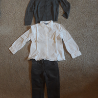 Golfino camicia pantalone bambina
