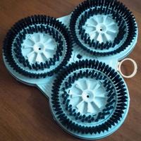 Piastra 3 spazzole vorwerk folletto originali