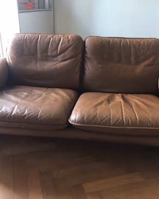 De Sede divan in pelle, due posti