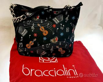 Borsa Braccialini nera musica