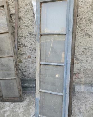infissi vintage in legno