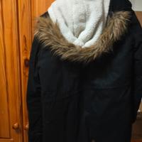 Giubbotto parka nero