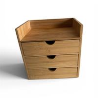 organizer in legno da scrivania porta oggetti