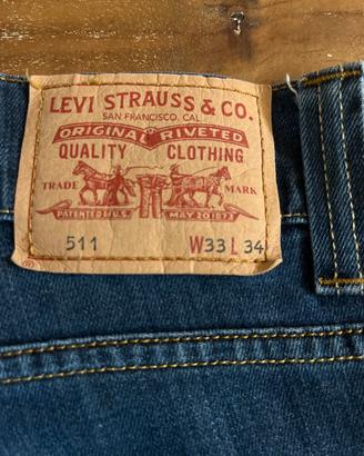 jeans levi's 511 slim uomo