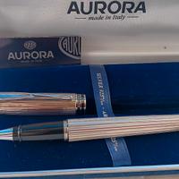 Aurora penna sfera solid silver