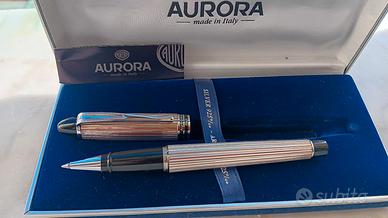 Aurora penna sfera solid silver