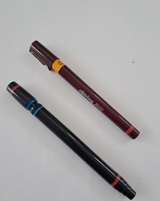 Penne tecniche ad inchiostro: 0,2 e 0,6