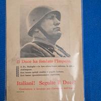 Volantino fascista R.S.I ww2