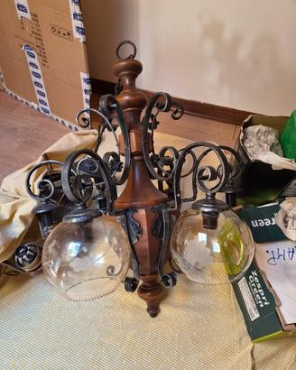 Lampadario antico, perfetto 