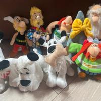 Lotto completo peluche della serie Asterix Gallico