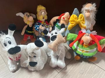 Lotto completo peluche della serie Asterix Gallico