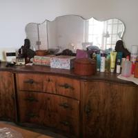 MOBILE ANTICO BASSO CON SPECCHIO ANNI '30