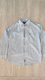 Camicia Timberland uomo a righe azzurre e bianche