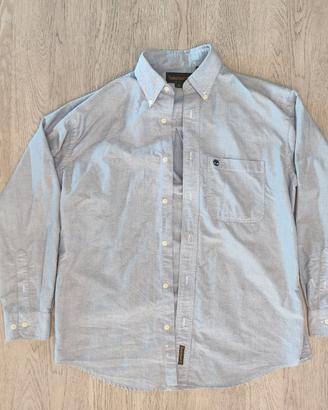 Camicia Timberland uomo a righe azzurre e bianche