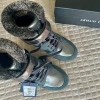 Stivaletti camoscio Armani Exchange nuovi