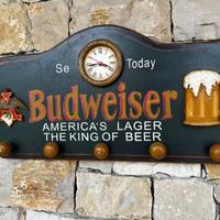 APPENDIABITI VINTAGE BUDWEISER IDEALE PER BAR