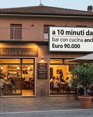 119 M AziendaSi bar con cucina rateizzabile