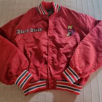 Giacca vintage uomo bomber tg L USA Black Pizza