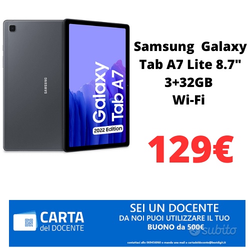  Samsung - Tablet / Carta Del Docente Informatica: Informatica