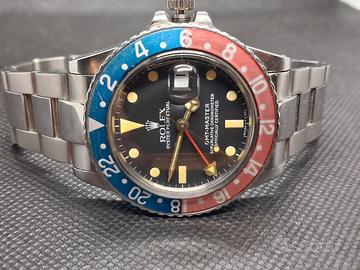 rolex GMT 16750 pallettoni vetro plastica original