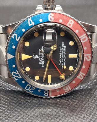 rolex GMT 16750 pallettoni vetro plastica original