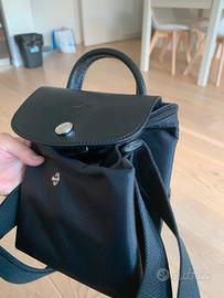 Borsa zaino Longchamp pliage nero