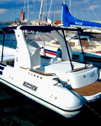 Gommone stilmar 25 con carrello 35 ql dopoio asse