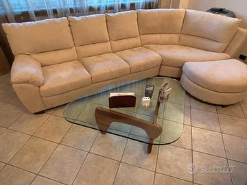 divano Natuzzi tessuto Alcantara