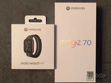 Motorola Edge 70 + smartwatch Watch Fit NUOVI ITA