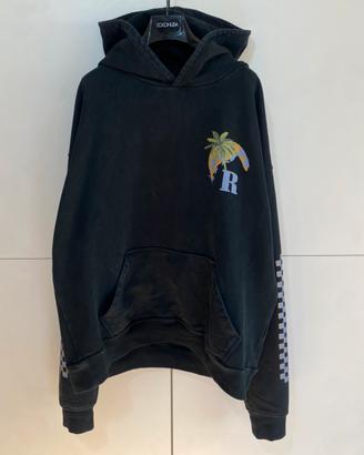 Felpa Rhude Moonlight Tropics size L nera usata
