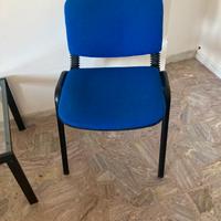 Sedie d ufficio blu