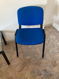 Sedie d ufficio blu