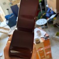 Orologio da tavolo  con pendolo in argento