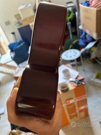 Orologio da tavolo  con pendolo in argento