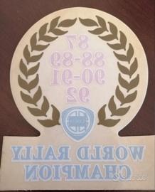 Vetrofania Lancia Delta HF