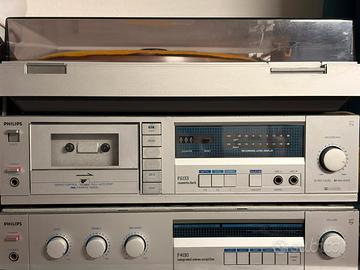 Impianto stereo vintage Philips - da restaurare