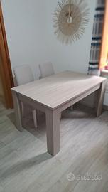 Alghero tavolo rettangolare allungabile 140x90 