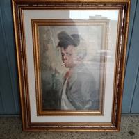 Quadro ragazzo con la sigaretta