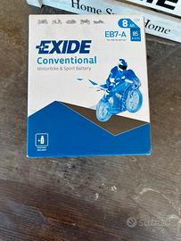 Batteria scooter e moto EXIDE EB7A 8ah NUOVA