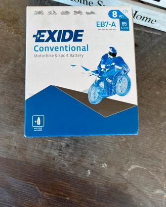 Batteria scooter e moto EXIDE EB7A 8ah NUOVA