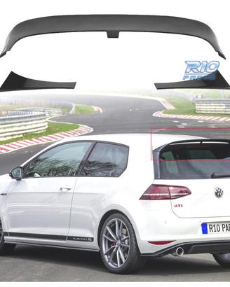 SPOILER ALETTONE VOLKSWAGEN VW GOLF 7 7.5 GTI R LO