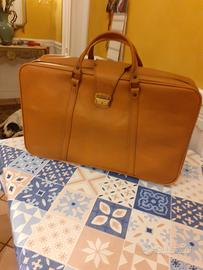 piccola valigia vintage in pelle