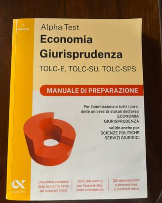 Alpha Test Economia e Giurisprudenza